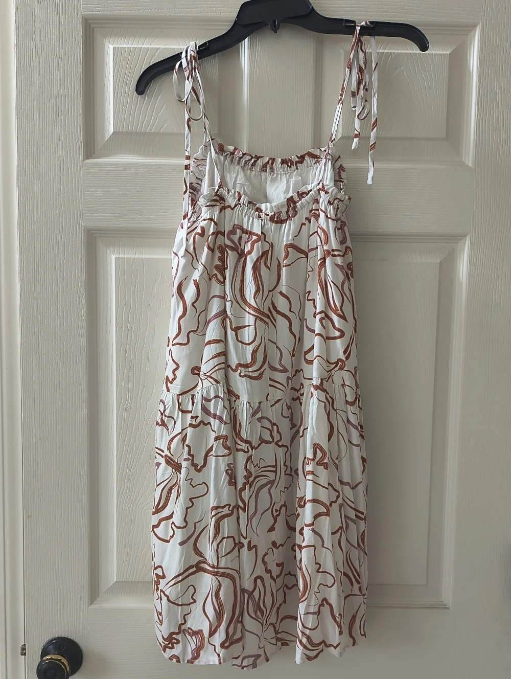 NWOT Petal & Pup White And Brown Summer Dress | Size 4 - Picture 2 of 5